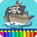 Pirate Jeu Coloriage APK