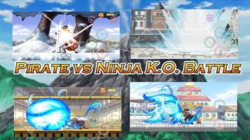 Pirat gegen Ninja K.O. Schlacht Plakat