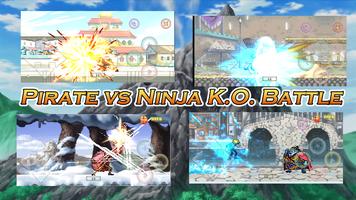 Pirate vs Ninja K.O. Battle capture d'écran 1