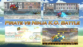 Pirate vs Ninja K.O. Battle capture d'écran 2