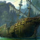 pirate ship wallpaper آئیکن