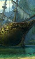 pirate ship wallpaper پوسٹر