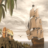Free Pirate Game أيقونة