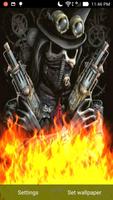 3 Schermata Pirate Skull Fire Flames LWP