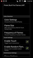 Pirate Skull Fire Flames LWP スクリーンショット 2