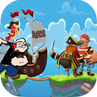 Popaye vs Pirates Adventure Run icône