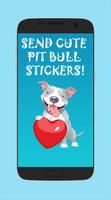 Pit Bull Emoji & Stickers plakat