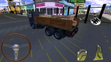 Incroyable Cargaison un camion Chauffeur 3d Affiche