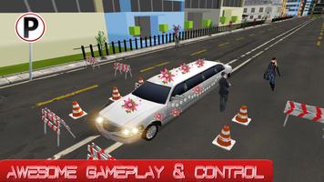 Limo Bridal Parking Simulator in Driving Transport ảnh chụp màn hình 1