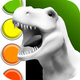 Dinosaurs 3D Coloring Book simgesi