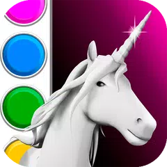 Unicorn 3D Coloring Book アプリダウンロード