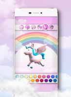 Unicorn 3D Coloring Book capture d'écran 3
