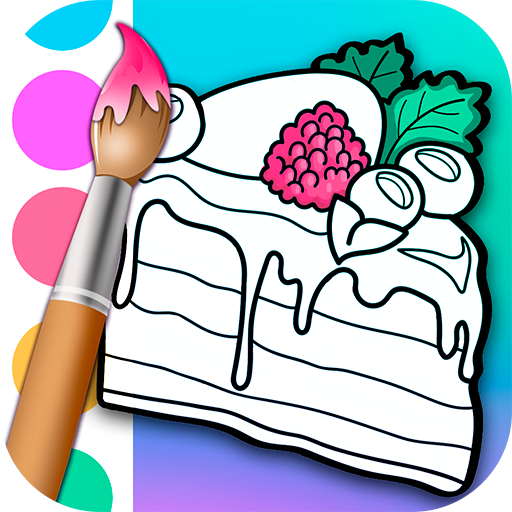 Cake Coloring Book