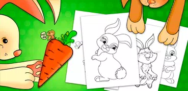 Rabbit Coloring Pages