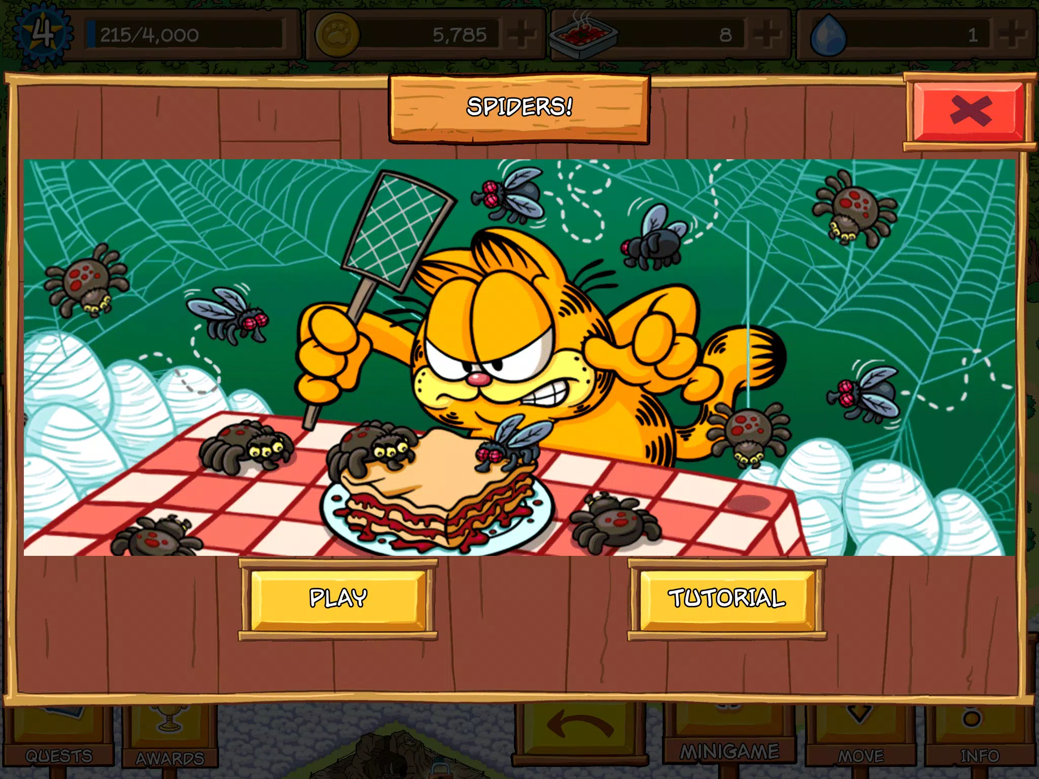 a ordem dos livros do jogo garfield no friv