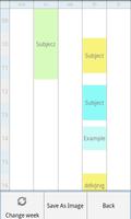 TimeTable Lite اسکرین شاٹ 1