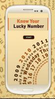 Know Your Lucky Number Affiche