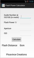 Flash Power Calculator Poster