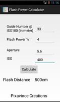 Flash Power Calculator capture d'écran 1
