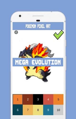 Mega Pixelmons Color By Number - APK Download for Android