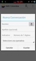 SMS Gratis Colombia capture d'écran 1