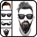 Mustache Beard & Men Hairstyle icône