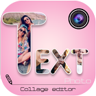 Text Photo Collage Maker icono