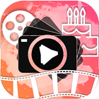 Birthday Video Maker أيقونة