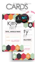 Kitty Party Invite Card Maker 截图 3