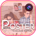 Poster photo collage maker आइकन