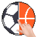 Logo Football Basketball Pixel Art Color By Number APK