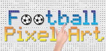 Pixel Art Football Player Coloring Color by Number
