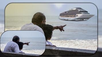 Boat Photo Frame Editor الملصق