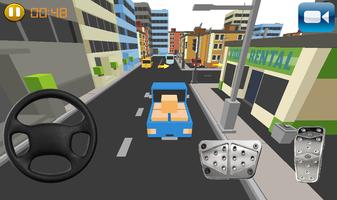 Pixel Cargo Car Speed Parking screenshot 1