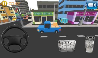 Pixel Cargo Car Speed Parking screenshot 2