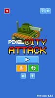 Pixel Miasto atak plakat