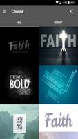 Faith Wallpaper Affiche