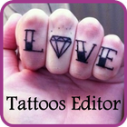 Tattoo Design App Photo Editor आइकन