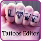 Tattoo Design App Photo Editor أيقونة