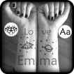 Tattoo My Photos With My Name