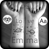 Tattoo My Photos With My Name أيقونة