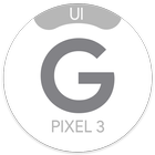 Google Pixel 3 Launcher Theme Zeichen