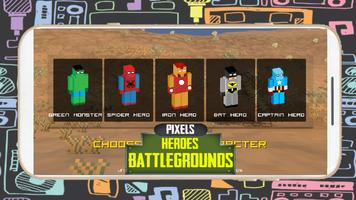 Pixel Heroes Royale  Battleground Gun 3D-poster