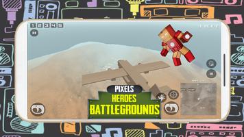 Pixel Heroes Royale  Battleground Gun 3D скриншот 1