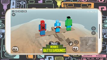 Pixel Heroes Royale  Battleground Gun 3D скриншот 3