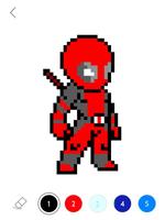 Pixel Sandbox art  Coloring by numbers for adults скриншот 2