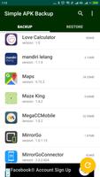 Simple APK Backup Share ภาพหน้าจอ 1