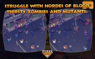 Pixel Strike Zombies VR capture d'écran 1