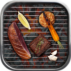 Grill Recipes Grilled Food 圖標