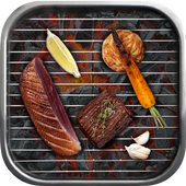 Grill Recipes Grilled Food icon